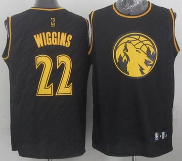 Andrew Wiggins Minnesota Timberwolves black Fashion jersey
