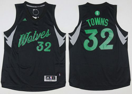 Karl-Anthony Towns Minnesota Timberwolves black jersey