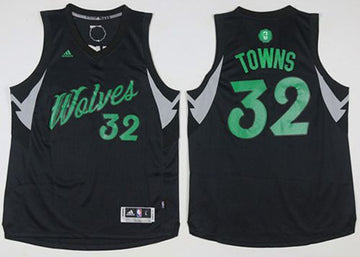 Karl-Anthony Towns Minnesota Timberwolves black jersey