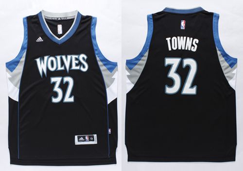 Karl-Anthony Towns Minnesota Timberwolves black jersey