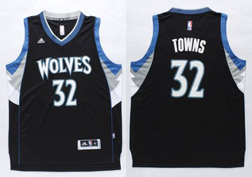 Karl-Anthony Towns Minnesota Timberwolves black jersey