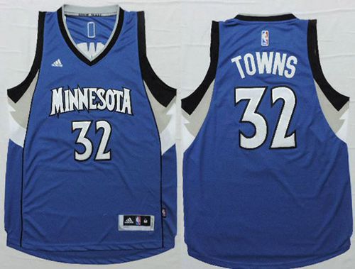 Karl-Anthony Towns Minnesota Timberwolves blue jersey