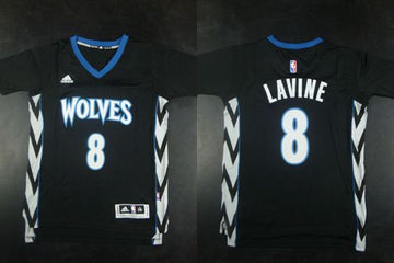 Zach LaVine Minnesota Timberwolves black Alternate jersey