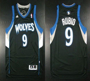 Ricky Rubio Revolution Minnesota Timberwolves black jersey