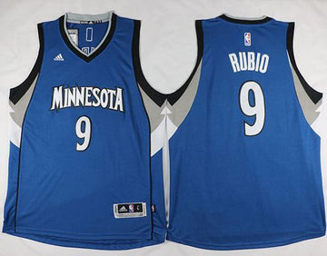 Ricky Rubio Revolution Minnesota Timberwolves blue jersey