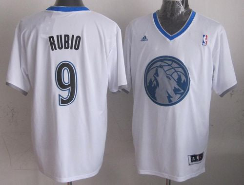 Ricky Rubio Minnesota Timberwolves white jersey