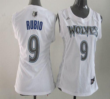 Ricky Rubio Minnesota Timberwolves white Fashion jersey