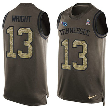 Kendall Wright Tennessee Titans green Salute To Service jersey