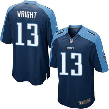 Kendall Wright Tennessee Titans navy Elite jersey