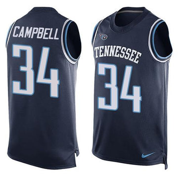 Earl Campbell Tennessee Titans navy Alternate jersey