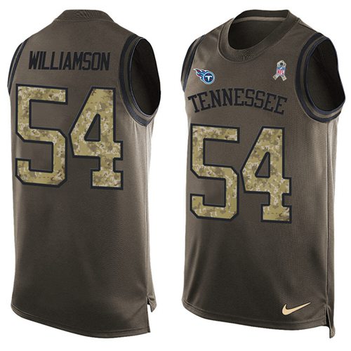 Avery Williamson Tennessee Titans green Salute To Service jersey