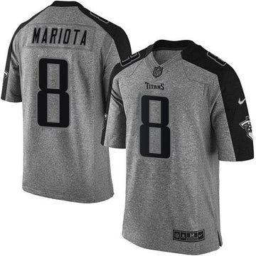 Marcus Mariota Tennessee Titans gray jersey