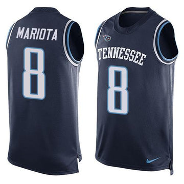 Marcus Mariota Tennessee Titans navy Alternate jersey