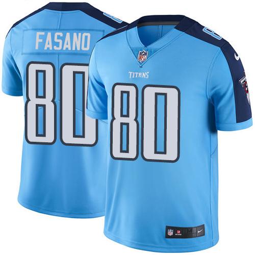 Anthony Fasano Tennessee Titans blue jersey
