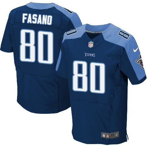 Anthony Fasano Tennessee Titans navy Elite jersey