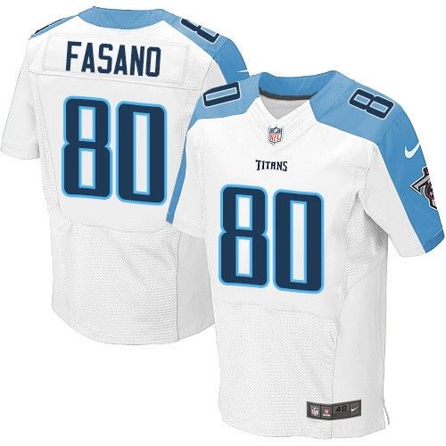 Anthony Fasano Tennessee Titans white Elite jersey