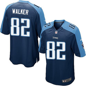Delanie Walker Tennessee Titans navy Elite jersey