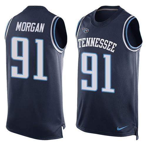 Derrick Morgan Tennessee Titans navy Alternate jersey