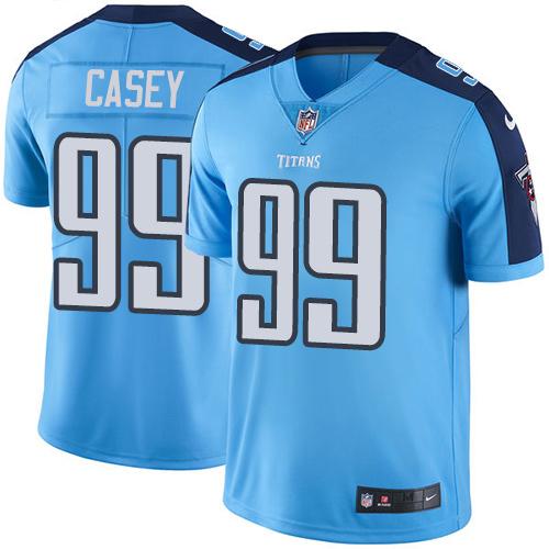 Jurrell Casey Tennessee Titans blue jersey