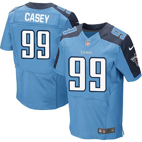 Jurrell Casey Tennessee Titans blue Elite jersey