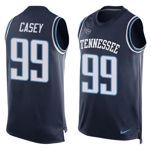 Jurrell Casey Tennessee Titans navy Alternate jersey