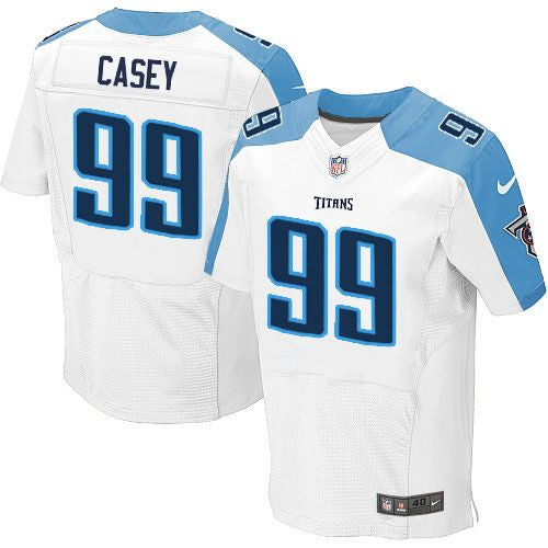 Jurrell Casey Tennessee Titans white Elite jersey
