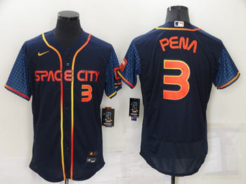 Jeremy Pena navy City Connect jersey