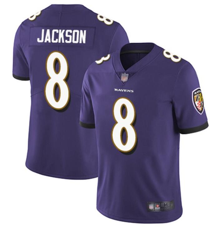 Lamar Jackson Baltimore Ravens purple jersey