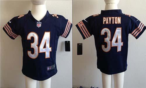 Walter Payton Chicago Bears navy Elite jersey