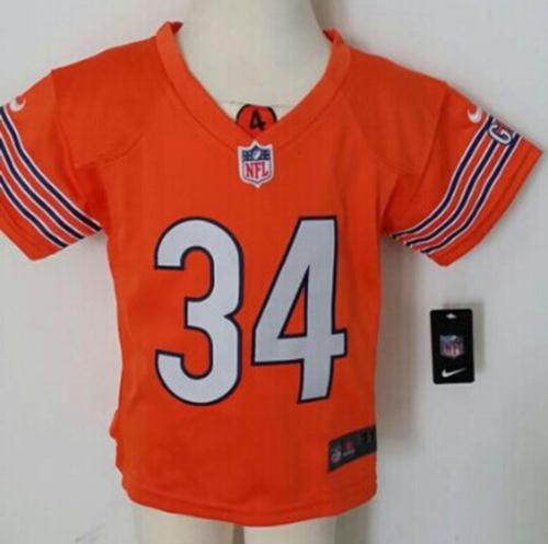 Walter Payton Chicago Bears orange Elite jersey
