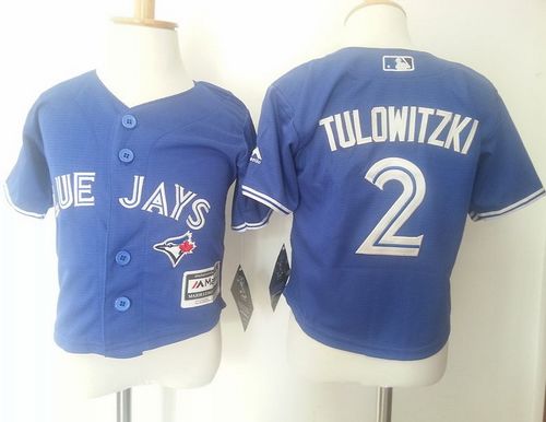 Troy Tulowitzki Toronto Blue Jays blue jersey