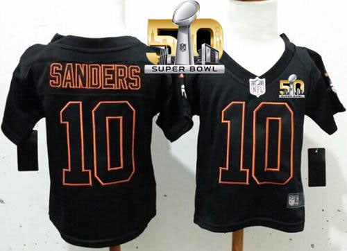 Emmanuel Sanders Denver Broncos black Elite jersey
