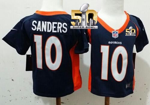 Emmanuel Sanders Denver Broncos navy Elite jersey