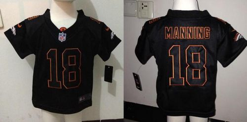 Peyton Manning Denver Broncos black Elite jersey