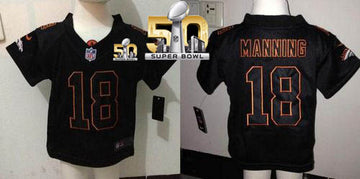 Peyton Manning Denver Broncos black Elite jersey