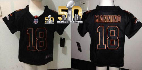 Peyton Manning Denver Broncos black Elite jersey
