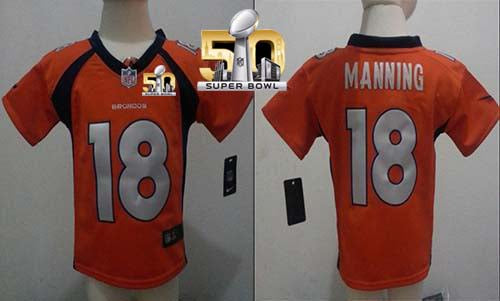 Peyton Manning Denver Broncos orange Elite jersey