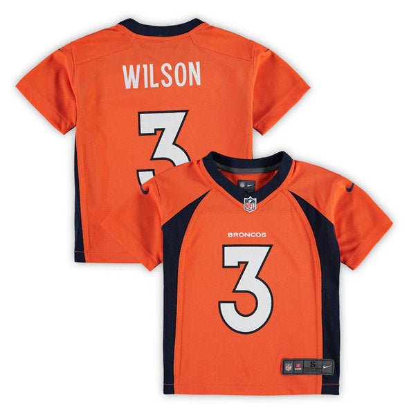 Russell Wilson Denver Broncos orange Elite jersey