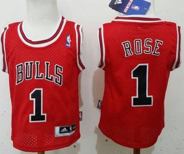 Derrick Rose Chicago Bulls red jersey