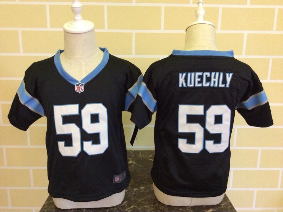 Luke Kuechly Carolina Panthers black jersey
