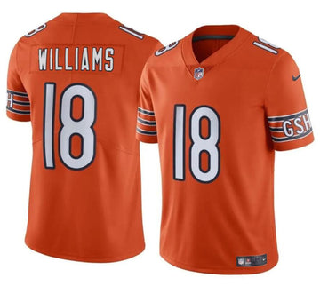 Caleb Williams Chicago Bears orange jersey