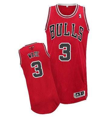 Dwyane Wade Chicago Bulls red jersey