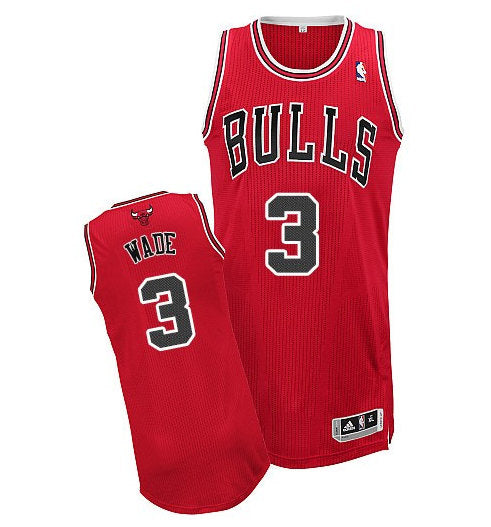 Dwyane Wade Chicago Bulls red jersey