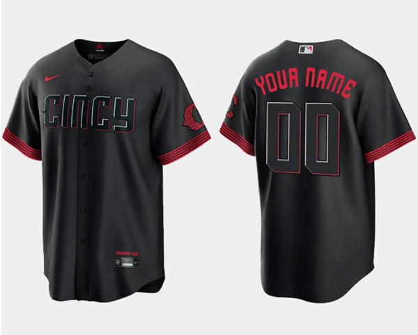 Custom Cincinnati Reds City Connect jersey