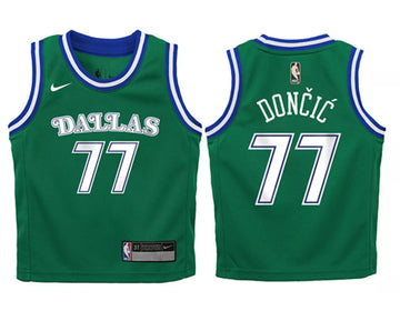Luka Doncic Dallas Mavericks green jersey