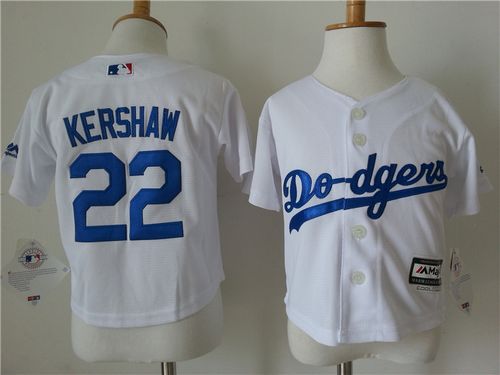 Clayton Kershaw Los Angeles Dodgers white jersey