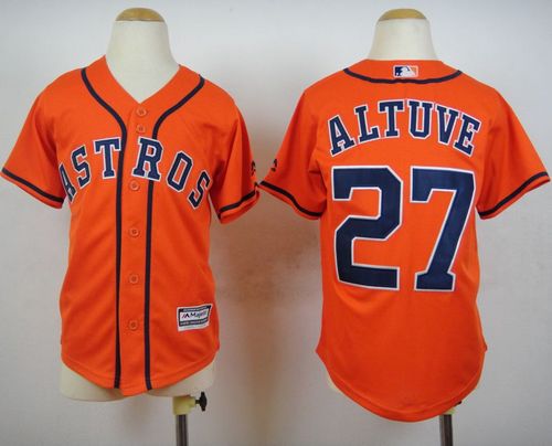 Jose Altuve Houston Astros orange jersey