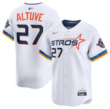 Jose Altuve Houston Astros white City Connect jersey
