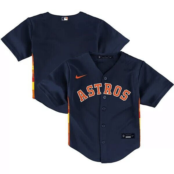 Custom Houston Astros navy jersey