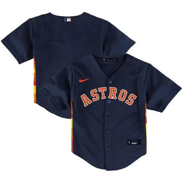 Custom Houston Astros navy jersey
